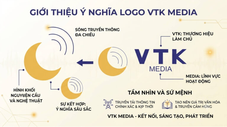 Logo và ý nghĩa của logo Công ty cổ phần truyền thông xã hội Vầng trăng khuyết